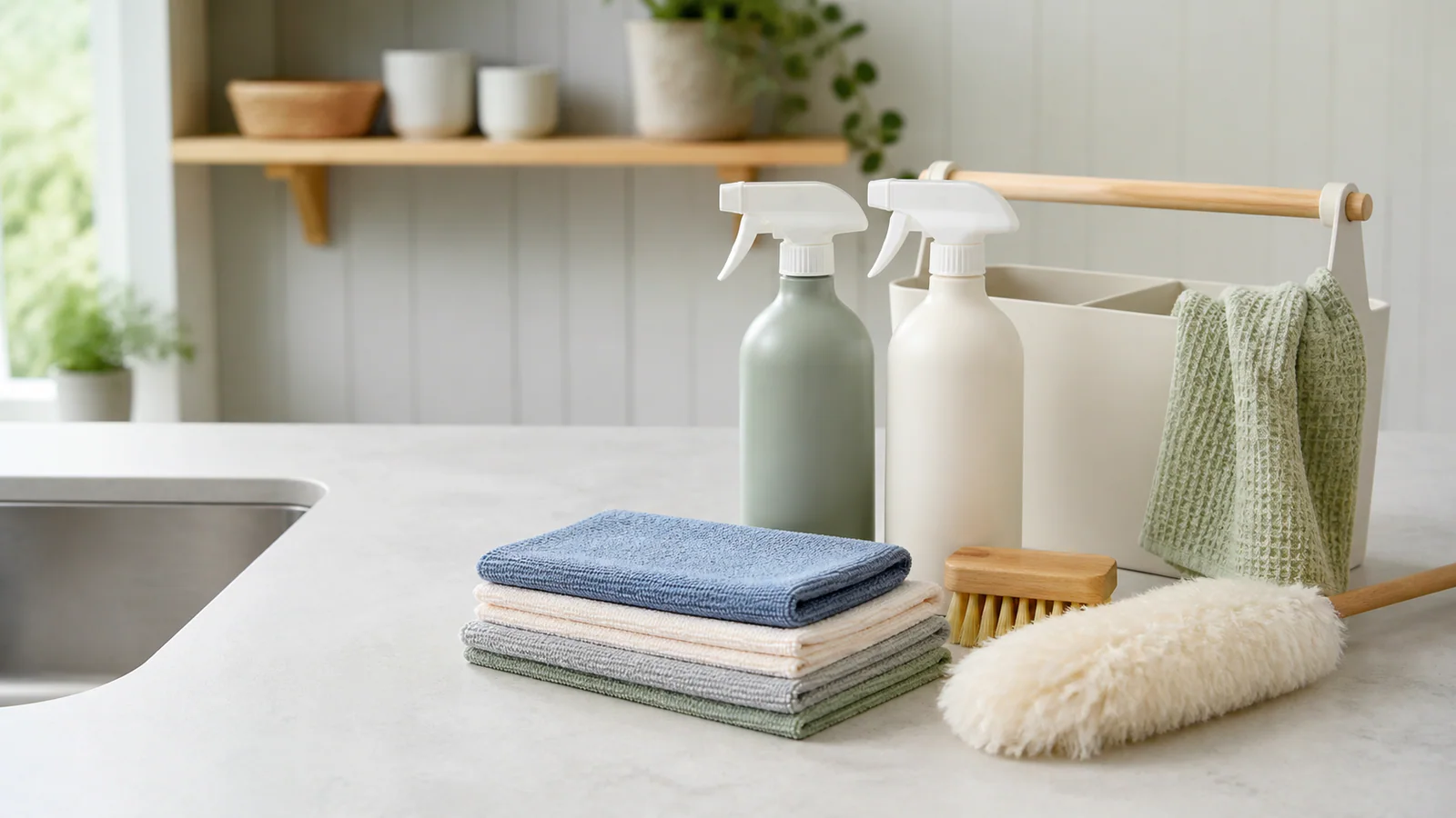 Construire une routine d’entretien simple sans excès de produits